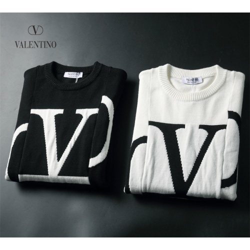 Replica Valentino Sweaters Long Sleeved For Men #1177642 $52.00 USD for Wholesale