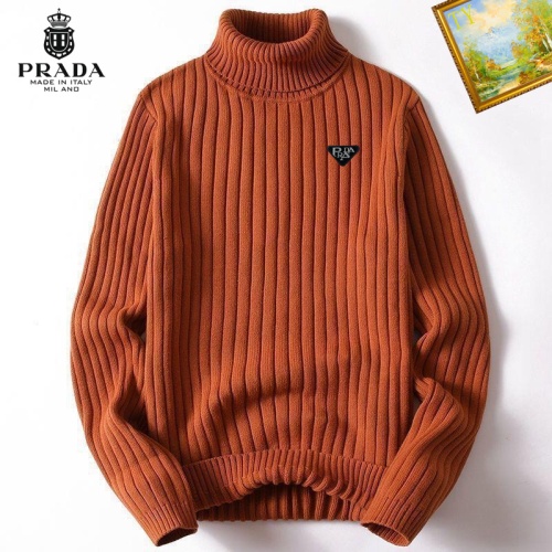 Prada Sweater Long Sleeved For Men #1177645 $40.00 USD, Wholesale Replica Prada Sweater