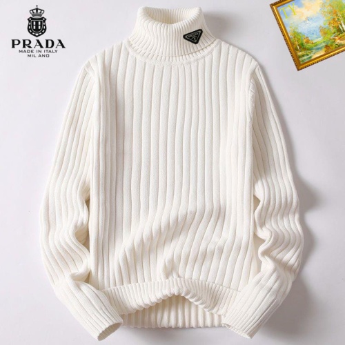 Prada Sweater Long Sleeved For Men #1177649 $40.00 USD, Wholesale Replica Prada Sweater