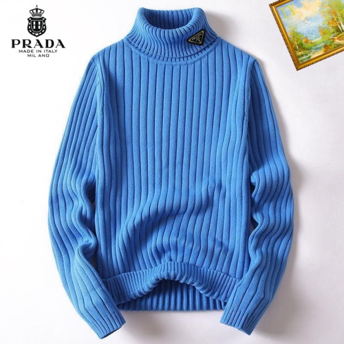 Prada Sweater Long Sleeved For Men #1177652 $40.00 USD, Wholesale Replica Prada Sweater