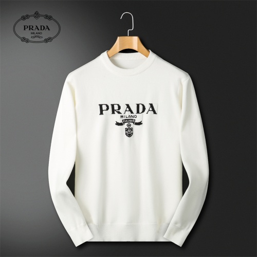 Prada Sweater Long Sleeved For Men #1177657 $52.00 USD, Wholesale Replica Prada Sweater