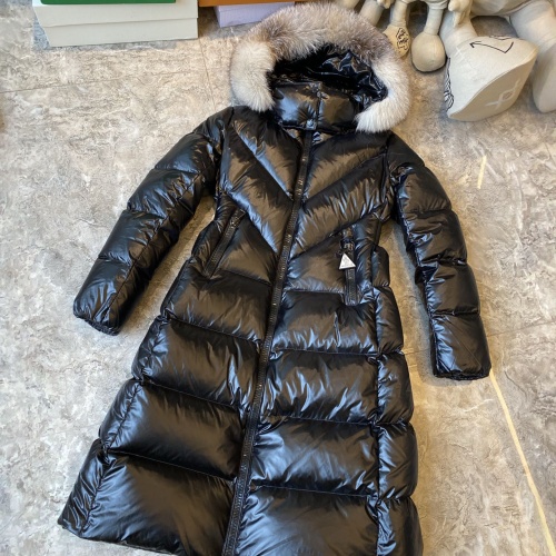 Moncler Down Feather Coat Long Sleeved For Women #1177986 $235.00 USD, Wholesale Replica Moncler Down Feather Coat