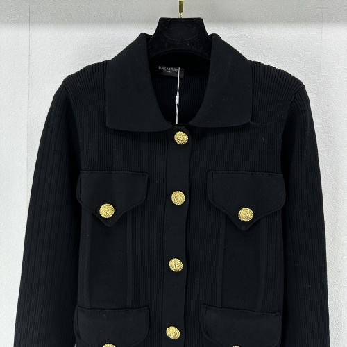 Replica Balmain Jackets Long Sleeved For Women #1178025 $108.00 USD for Wholesale