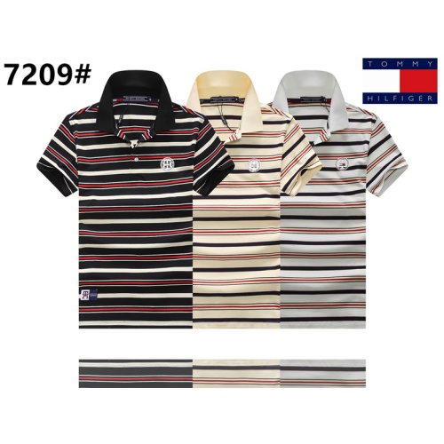 Replica Tommy Hilfiger TH T-Shirts Short Sleeved For Men #1178046 $25.00 USD for Wholesale