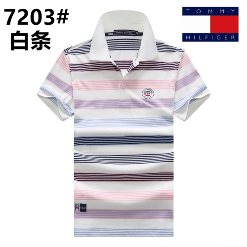 Tommy Hilfiger TH T-Shirts Short Sleeved For Men #1178049 $25.00 USD, Wholesale Replica Tommy Hilfiger TH T-Shirts
