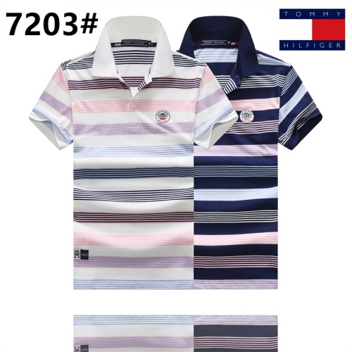 Replica Tommy Hilfiger TH T-Shirts Short Sleeved For Men #1178050 $25.00 USD for Wholesale