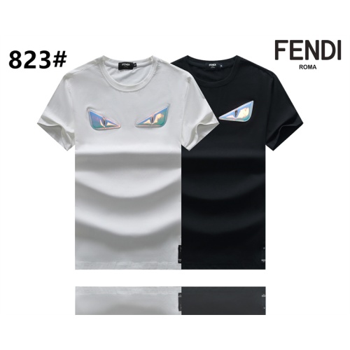 Replica Fendi T-Shirts Short Sleeved For Men #1178073 $23.00 USD for Wholesale