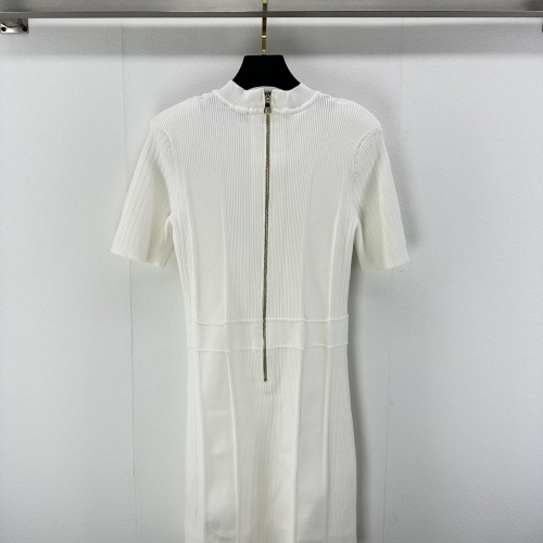 Replica Balmain Dresses Short Sleeved For Women #1178086 $108.00 USD for Wholesale