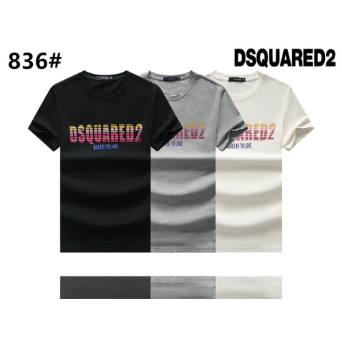 Replica Dsquared T-Shirts Short Sleeved For Men #1178089 $23.00 USD for Wholesale