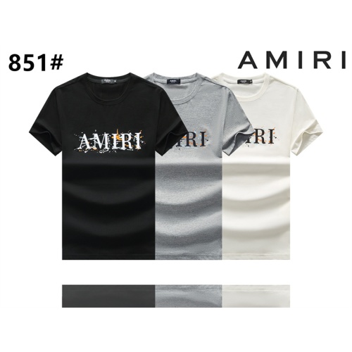 Replica Amiri T-Shirts Short Sleeved For Men #1178101 $23.00 USD for Wholesale