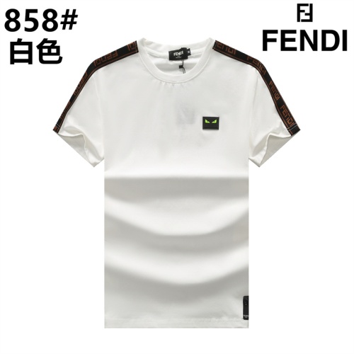 Fendi T-Shirts Short Sleeved For Men #1178108 $23.00 USD, Wholesale Replica Fendi T-Shirts