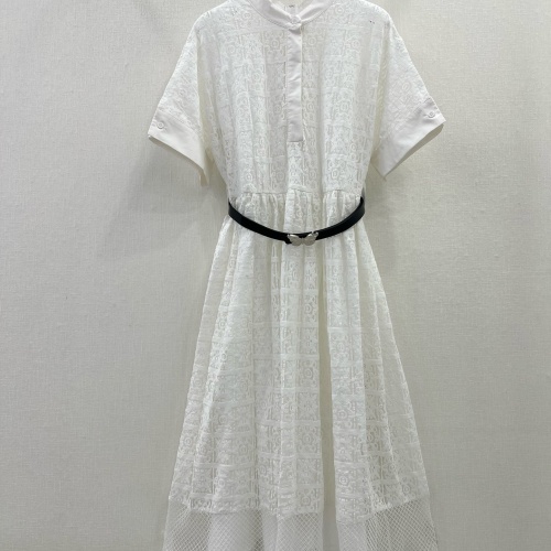 Christian Dior Dresses Short Sleeved For Women #1178118
