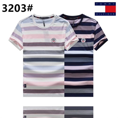 Replica Tommy Hilfiger TH T-Shirts Short Sleeved For Men #1178143 $25.00 USD for Wholesale