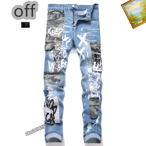Off-White Jeans For Men #1178157 $48.00 USD, Wholesale Replica Off-White Jeans