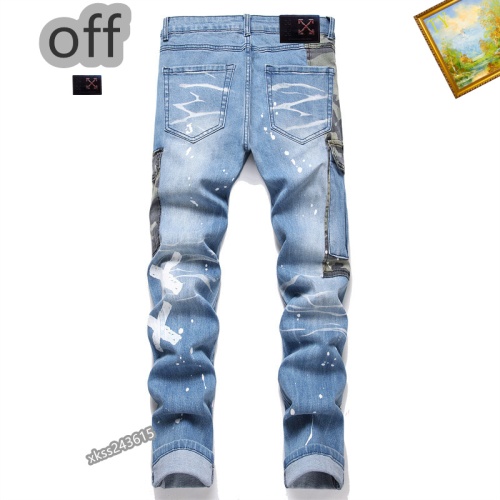 Replica Off-White Jeans For Men #1178157 $48.00 USD for Wholesale