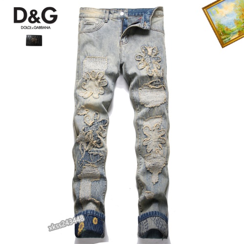Dolce &amp; Gabbana D&amp;G Jeans For Men #1178160 $48.00 USD, Wholesale Replica Dolce &amp; Gabbana D&amp;G Jeans