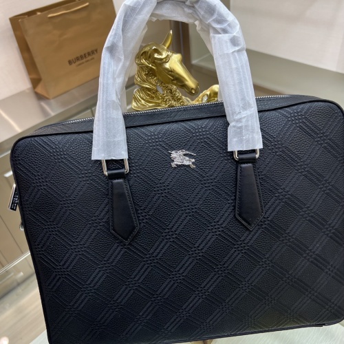 Replica Burberry AAA Man Handbags #1178335 $160.00 USD for Wholesale