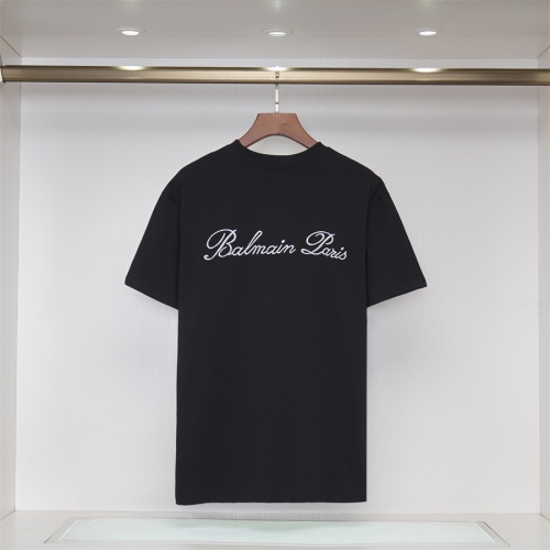 Balmain T-Shirts Short Sleeved For Unisex #1178377 $32.00 USD, Wholesale Replica Balmain T-Shirts