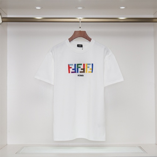 Fendi T-Shirts Short Sleeved For Unisex #1178399 $34.00 USD, Wholesale Replica Fendi T-Shirts