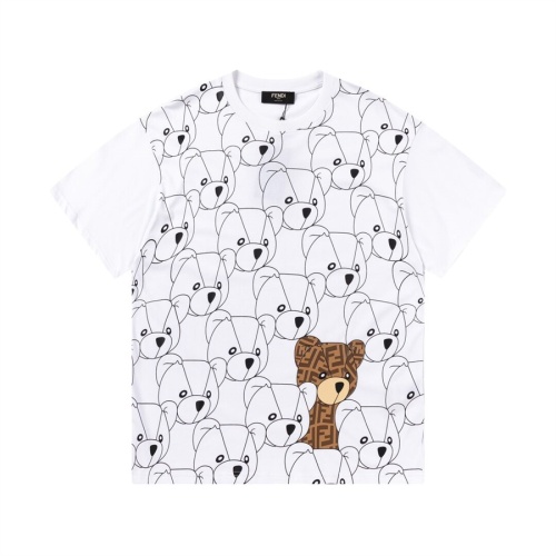 Fendi T-Shirts Short Sleeved For Unisex #1178520 $45.00 USD, Wholesale Replica Fendi T-Shirts