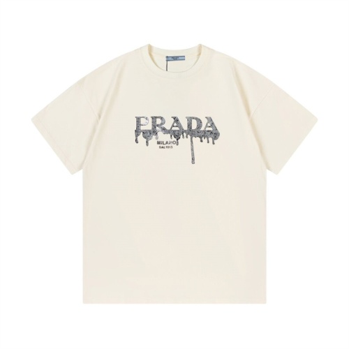 Prada T-Shirts Short Sleeved For Unisex #1178537 $45.00 USD, Wholesale Replica Prada T-Shirts