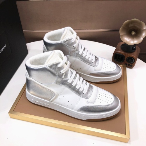 Yves Saint Laurent YSL High Tops Shoes For Men #1178766 $98.00 USD, Wholesale Replica Yves Saint Laurent YSL High Tops Shoes
