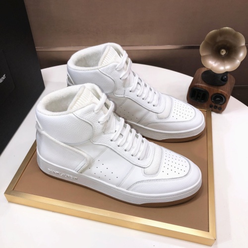 Yves Saint Laurent YSL High Tops Shoes For Men #1178767 $98.00 USD, Wholesale Replica Yves Saint Laurent YSL High Tops Shoes