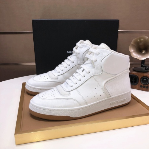 Replica Yves Saint Laurent YSL High Tops Shoes For Men #1178767 $98.00 USD for Wholesale