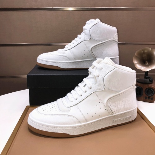 Replica Yves Saint Laurent YSL High Tops Shoes For Men #1178767 $98.00 USD for Wholesale