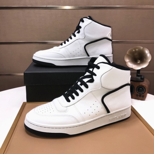 Replica Yves Saint Laurent YSL High Tops Shoes For Men #1178769 $98.00 USD for Wholesale