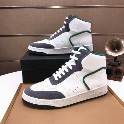 Replica Yves Saint Laurent YSL High Tops Shoes For Men #1178770 $98.00 USD for Wholesale
