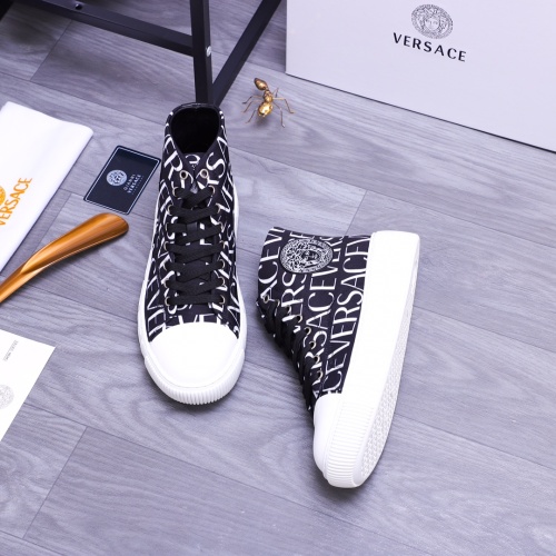 Replica Versace High Tops Shoes For Men #1178811 $72.00 USD for Wholesale