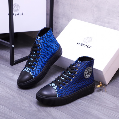 Versace High Tops Shoes For Men #1178820 $72.00 USD, Wholesale Replica Versace High Tops Shoes