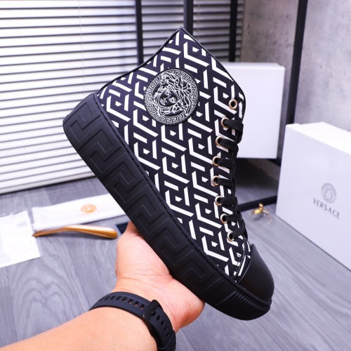 Replica Versace High Tops Shoes For Men #1178821 $72.00 USD for Wholesale
