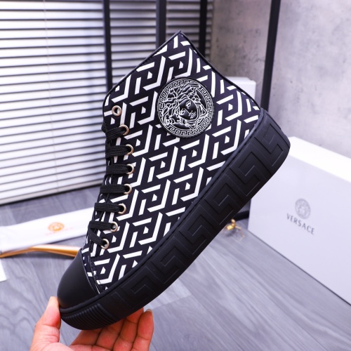 Replica Versace High Tops Shoes For Men #1178821 $72.00 USD for Wholesale
