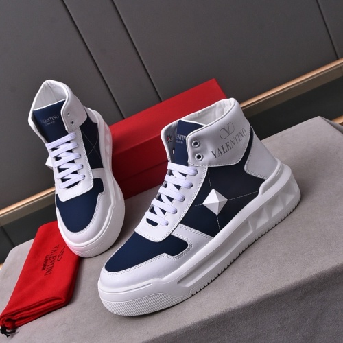 Valentino High Tops Shoes For Men #1178878 $88.00 USD, Wholesale Replica Valentino High Tops Shoes