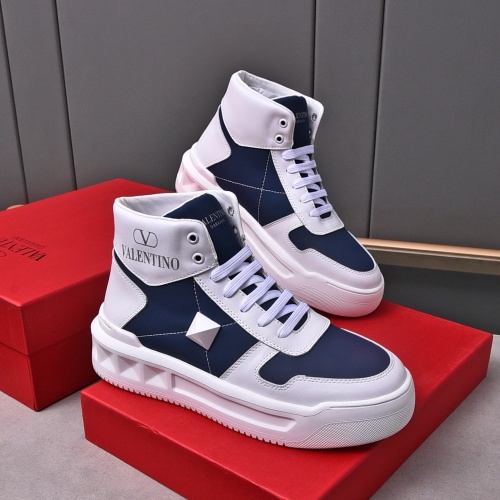 Replica Valentino High Tops Shoes For Men #1178878 $88.00 USD for Wholesale