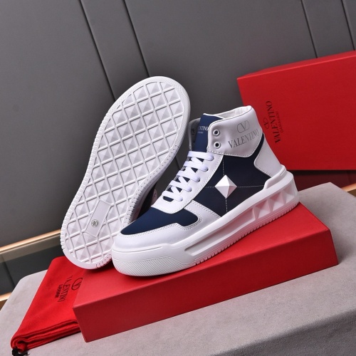 Replica Valentino High Tops Shoes For Men #1178878 $88.00 USD for Wholesale