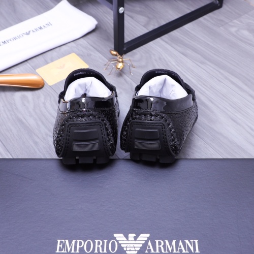 Replica Armani Leather Shoes For Men #1178959 $68.00 USD for Wholesale