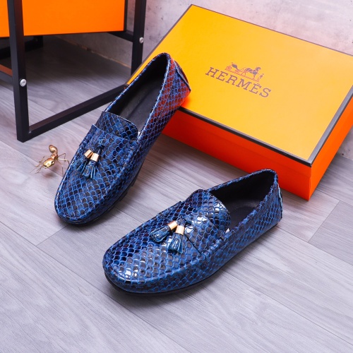 Hermes Leather Shoes For Men #1178961 $68.00 USD, Wholesale Replica Hermes Leather Shoes