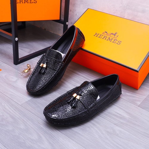 Hermes Leather Shoes For Men #1178962 $68.00 USD, Wholesale Replica Hermes Leather Shoes