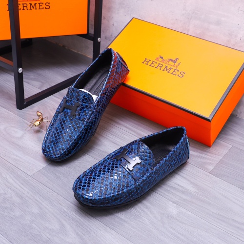 Hermes Leather Shoes For Men #1178963 $68.00 USD, Wholesale Replica Hermes Leather Shoes