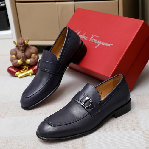 Salvatore Ferragamo Leather Shoes For Men #1178966 $85.00 USD, Wholesale Replica Salvatore Ferragamo Leather Shoes