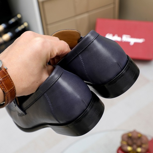 Replica Salvatore Ferragamo Leather Shoes For Men #1178966 $85.00 USD for Wholesale