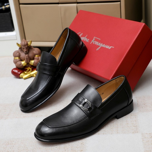 Salvatore Ferragamo Leather Shoes For Men #1178967 $85.00 USD, Wholesale Replica Salvatore Ferragamo Leather Shoes