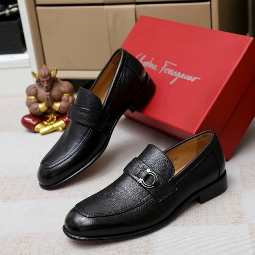 Salvatore Ferragamo Leather Shoes For Men #1178968 $85.00 USD, Wholesale Replica Salvatore Ferragamo Leather Shoes