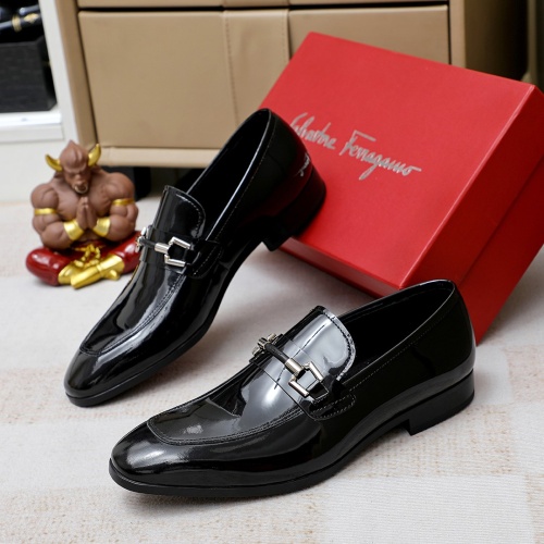 Salvatore Ferragamo Leather Shoes For Men #1178978 $85.00 USD, Wholesale Replica Salvatore Ferragamo Leather Shoes