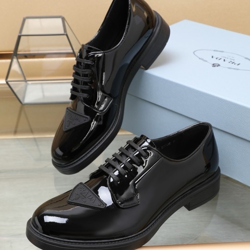 Prada Leather Shoes For Men #1179076 $125.00 USD, Wholesale Replica Prada Leather Shoes