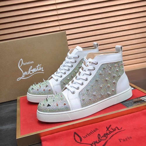 Replica Christian Louboutin High Top Shoes For Men #1179108 $88.00 USD for Wholesale