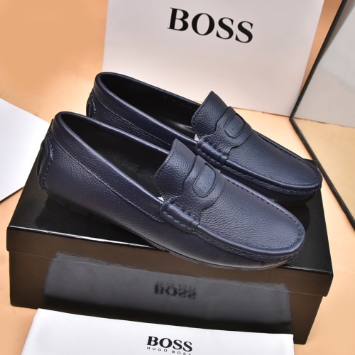 Boss Leather Shoes For Men #1179112 $80.00 USD, Wholesale Replica Boss Leather Shoes